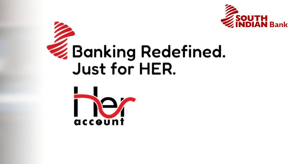 south indian bank her savings account