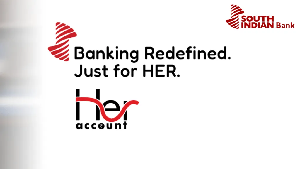 south indian bank her savings account